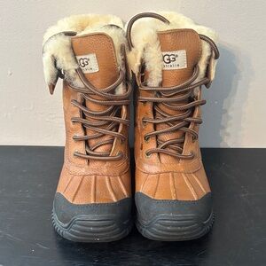 UGG Adirondack III Tan and Black Winter Boots